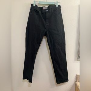 Everlane Womens High Waist Straight Black Jeans Size 31